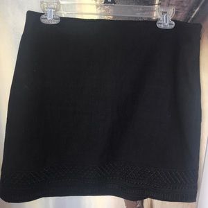 Gorgeous black Loft skirt size 8
